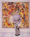 Norman Rockwell The Connoiseur painting